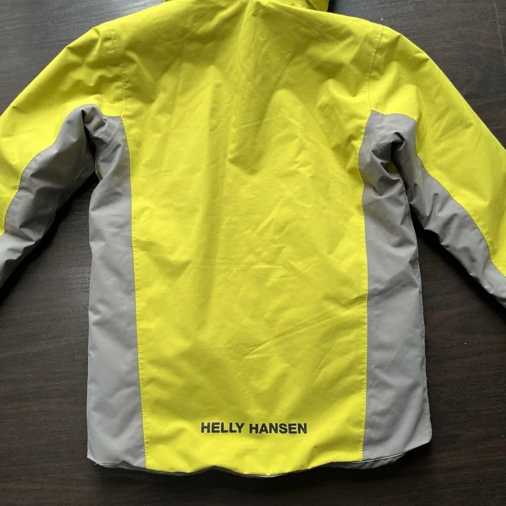 HELLY HANSEN Kids Sz 8 Traverse Jacket Waterproof Insulated Hooded Ski Snowboard